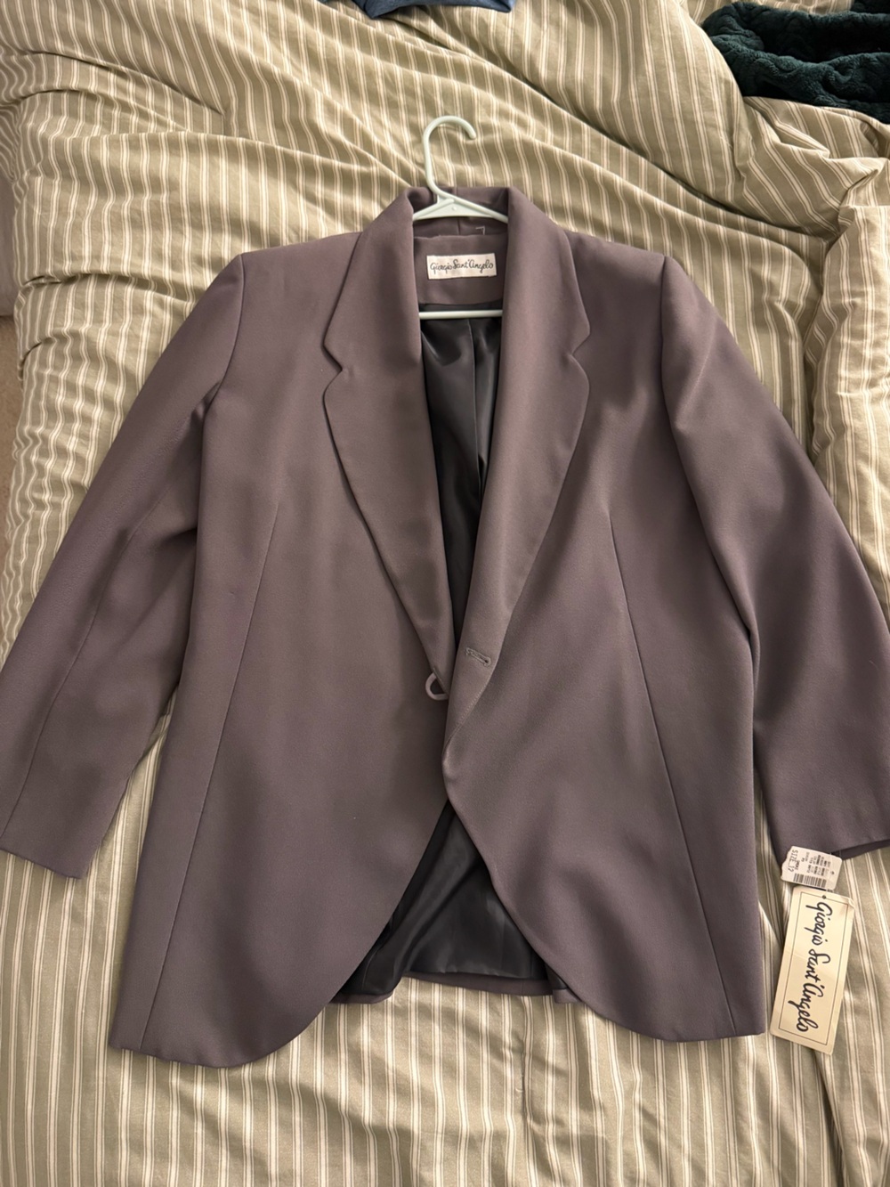 Vintage Light Gray Blazer